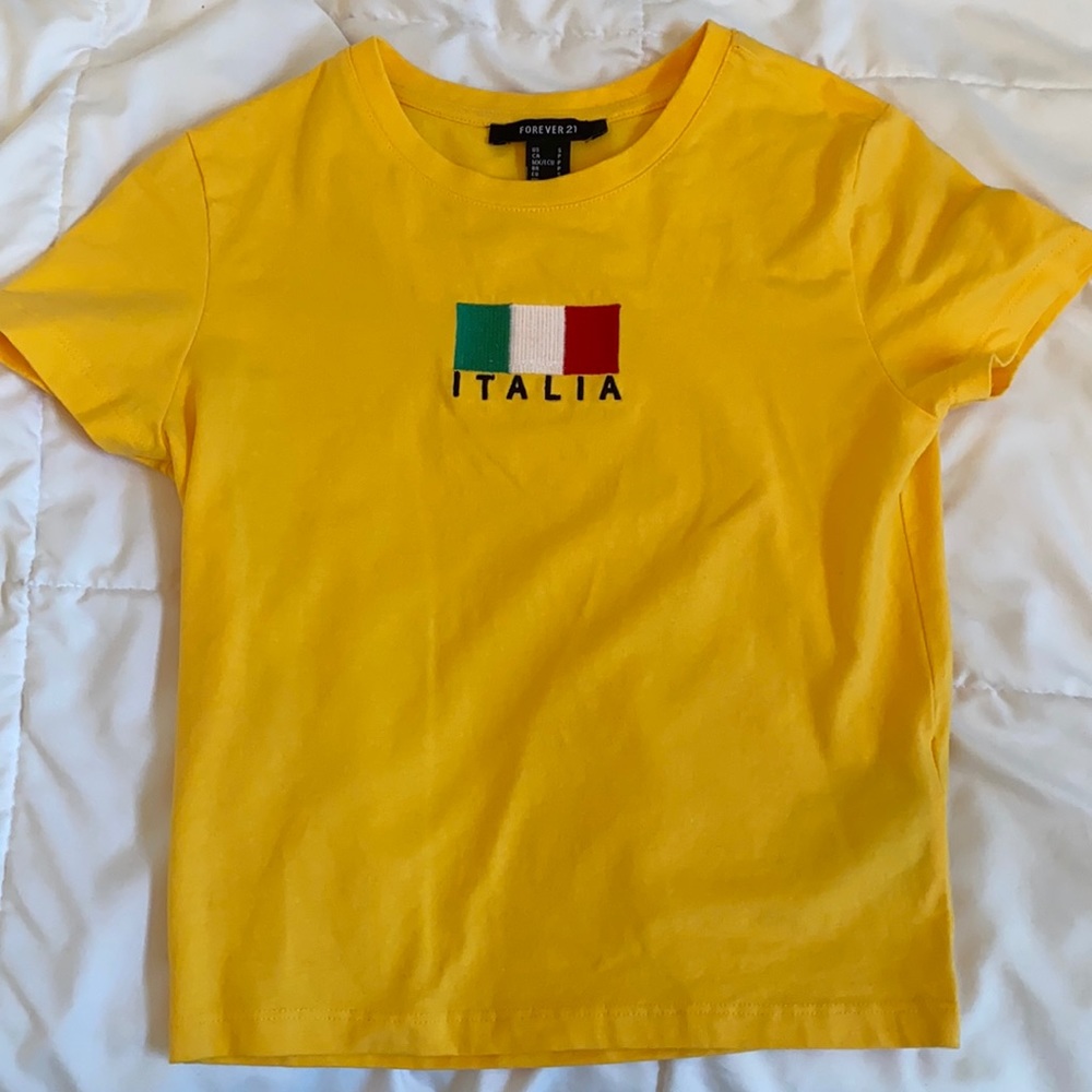 Cropped Italia T Shirt